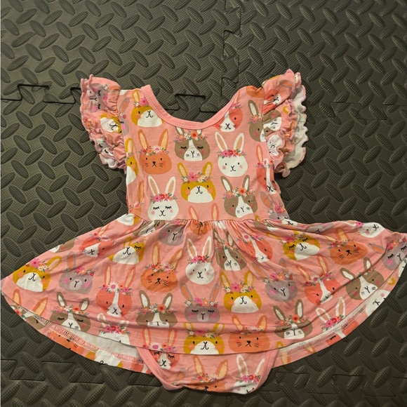 Little Sleepies Hop To It Twirl Dress w/bodysuit (3-6m) - Picture 8 of 8